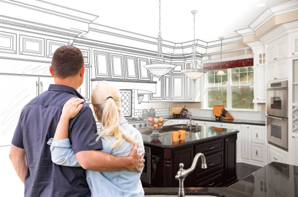 Professional Kitchen Flooring technician working in Waterford, VA